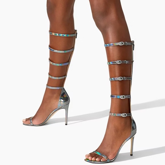 Stuart Weitzman Nudistcurve Gladiator Sandal 100mm - Picture 12 of 13